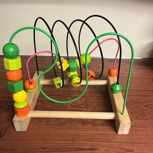 Vibrant Bead Maze Activity Toy